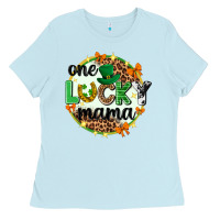 Baby Blue One lucky mama  St. Patricks Day Ladies Tee - Neo Western