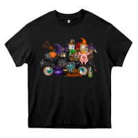 Black halloween farm animals truck Heavy Core Tee - RacoonDesign