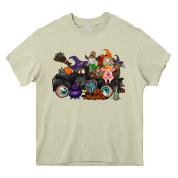 Mossy halloween farm animals truck Heavy Core Tee - RacoonDesign
