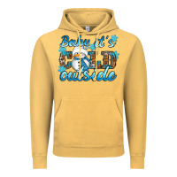 Vintage Mustard Baby it's cold outside Vintage Hoodie - RanaPortraitStore