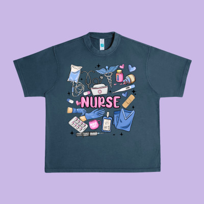 Can't Talk Right Now Doing Nurse Stuff Urban Heavy Tee Designed By Maliassmallbusiness
