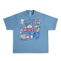 Pebble Blue can't talk right now doing nurse stuff Urban Heavy Tee - MaliasSmallBusiness