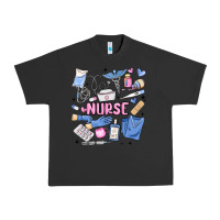 Pigment Black can't talk right now doing nurse stuff Urban Heavy Tee - MaliasSmallBusiness