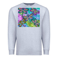 Heather Grey dragonflies Premium Sweatshirt - TumblerDesignByShophia