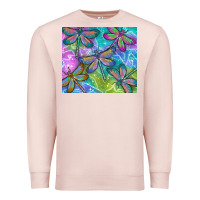 Pale Pink dragonflies Premium Sweatshirt - TumblerDesignByShophia