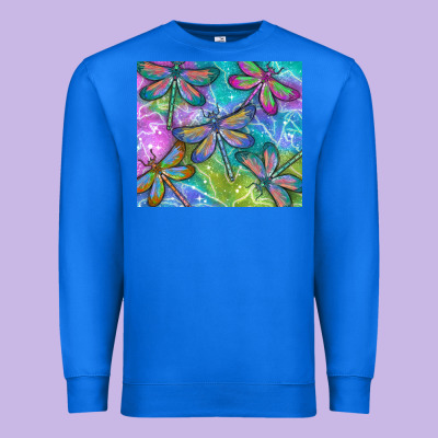 Dragonflies Premium Sweatshirt Designed By Tumblerdesignbyshophia