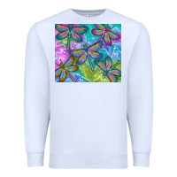 White dragonflies Premium Sweatshirt - TumblerDesignByShophia
