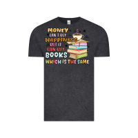 Vintage Black money can't buy happiness but it can buy books Vintage Tee - MaliasSmallBusiness