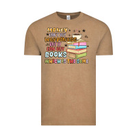 Vintage Coffee money can't buy happiness but it can buy books Vintage Tee - MaliasSmallBusiness