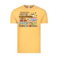 Vintage Mustard money can't buy happiness but it can buy books Vintage Tee - MaliasSmallBusiness