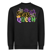 Black mardi gras queen Heavyweight Sweatshirt - MaliasSmallBusiness