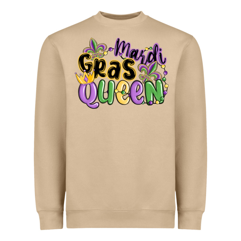 Mardi Gras Queen Heavyweight Sweatshirt by MaliasSmallBusiness | Teevron