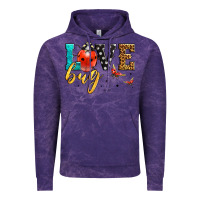 Cloud Purple love bug lady bug Vintage Hoodie - LillyAllenDesigns