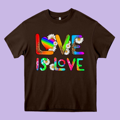 Love Is Love Heavy Core Tee Designed By Hra Design Shop