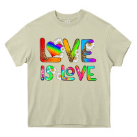 Mossy love is love Heavy Core Tee - HRA Design Shop