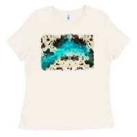 Bone turquoise, cowhide backgraund Ladies Tee - JahusDesignShop