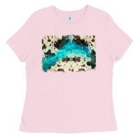 Bubblegum Pink turquoise, cowhide backgraund Ladies Tee - JahusDesignShop