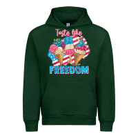 Forest Green taste like freedom 4th of july Urban Hoodie - FaDigitalArtStudio