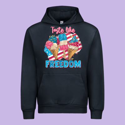 Taste Like Freedom 4th Of July Urban Hoodie Designed By Fadigitalartstudio