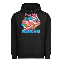 Pigment Black taste like freedom 4th of july Urban Hoodie - FaDigitalArtStudio