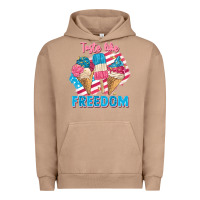 Pigment Burro taste like freedom 4th of july Urban Hoodie - FaDigitalArtStudio