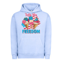 Pigment Grape Ice taste like freedom 4th of july Urban Hoodie - FaDigitalArtStudio