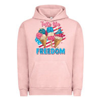 Pigment Salmon taste like freedom 4th of july Urban Hoodie - FaDigitalArtStudio