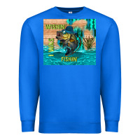 True Royal wıshın i was fıshın Premium Sweatshirt - TumblerDesignByShophia