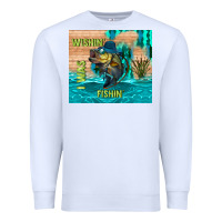 White wıshın i was fıshın Premium Sweatshirt - TumblerDesignByShophia