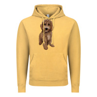 Vintage Mustard maltipoo Vintage Hoodie - BarkalooDesign