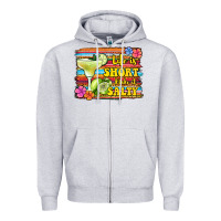 Heather Grey life is short make it salty Zipper Hoodie - Jasminsmagicworld
