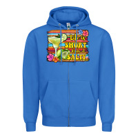 True Royal life is short make it salty Zipper Hoodie - Jasminsmagicworld