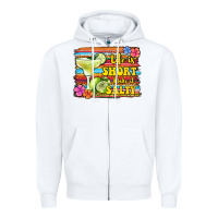 White life is short make it salty Zipper Hoodie - Jasminsmagicworld