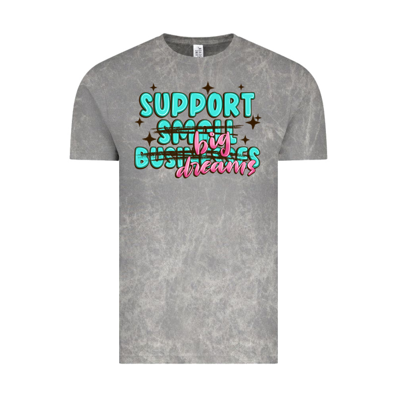 Support Small Businesses Big Dreams Vintage Tee by MaliasSmallBusiness | Teevron
