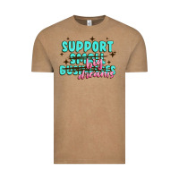 Vintage Coffee support small businesses big dreams Vintage Tee - MaliasSmallBusiness