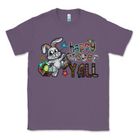 Lavender Happy Easter Y'all Classic Tee - CowhideDigitalArt