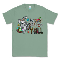 Sage Happy Easter Y'all Classic Tee - CowhideDigitalArt