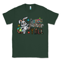 Sports Green Happy Easter Y'all Classic Tee - CowhideDigitalArt