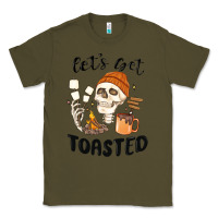 Army Green let's get toasted camping Classic Tee - MaliasSmallBusiness