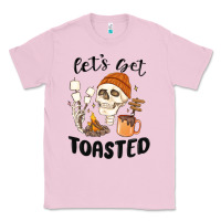 Bubblegum Pink let's get toasted camping Classic Tee - MaliasSmallBusiness