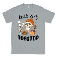 Heather Grey let's get toasted camping Classic Tee - MaliasSmallBusiness