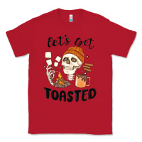 Red let's get toasted camping Classic Tee - MaliasSmallBusiness
