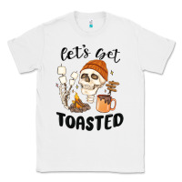 White let's get toasted camping Classic Tee - MaliasSmallBusiness