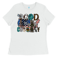 White god bless the country Ladies Tee - SublimationCraftShop