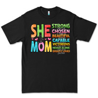 Black she is mom Premium Tee - JahusDesignShop