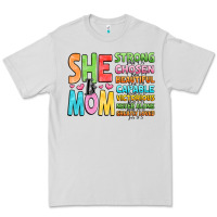 Dove Grey she is mom Premium Tee - JahusDesignShop