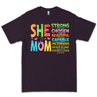 Plum she is mom Premium Tee - JahusDesignShop