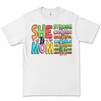 White she is mom Premium Tee - JahusDesignShop