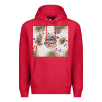 Cardinal usa land of the free because of the brave Premium Hoodie - TumblerDesignByShophia