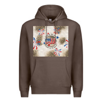 Coffee usa land of the free because of the brave Premium Hoodie - TumblerDesignByShophia